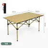 Silla plegable para acampar al aire libre, mesa plegable para vendedor ambulante, mesa para rollos de huevo, equipo para exteriores, juego portátil de mesa y silla para acampar