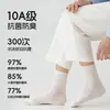 Calcetines de Primavera y Verano para Hombre, Calcetines de Algodón Pima de Media Pantorrilla, Calcetines Largos Finos de Algodón Puro para Hombre con Puño Suelto, Calcetines Negros de Vestir, Antibacterianos y Resistentes al Olor