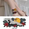 Xmxp Pegatinas de Tatuaje Coloridas de Moda Geniales Japonesas Tradicionales Impermeables de Larga Duración Gama Alta Anillo para Mano Pierna Brazo Sexy Carpa Koi
