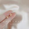 Pendientes de Plata de Ley 925 para Mujer 2026 Nuevos de Moda Verano Simples y Compactos Diseño de Celebridad de Internet Pendientes Estilo Ins