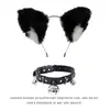 Diadema con Orejas de Gato para Cosplay Joyería de Cola de Gato Hecha a Mano Lindo Accesorios para el Cabello de Chica Gato Orejas de Animal Set de Accesorios de Cola de Animal