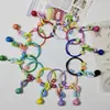 Chaveiro Criativo de Sino DIY Corrente para Capa de Celular Boneco Pendurado Ornamentos Corrente Colorida Acessórios de Chaveiro Pingente de Bolsa