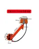 200A500A800A Monofásico Aparato Eléctrico Grúa Polipasto Colector Conductor Punta de Hoja de Carbón para Carga Pesada/Ligera