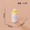 Set de Leche Fresca Realista Juguete de Comida en Miniatura Adorno de Resina Simulación Leche Decoración de Casa de Muñecas DIY Adorno Pequeño de Escritorio