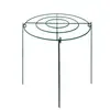 Marco de Soporte de Flor de Rejilla Redonda de Hierro Forjado Verde, Soporte Antivuelco para Hortensia y Peonía, Red de Fijación para Plantas Trepadoras de Jardinería