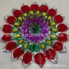 Sacrificio 1.5m Coronas Brillantes 1.5m Bolas Grandes Bolas Dobles Bolas de Papel Piezas de Corona Corazón de Corona Suministros Funerarios Mayoreo