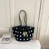 Bolso de Moda Transfronterizo con Lunares para Mujer 2026 Nuevo Primavera/Verano Exquisito de Gama Alta Bolso Tote para Hombro/Debajo del Brazo
