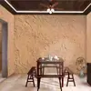 Papel Tapiz de Pared de Loess con Textura de Barro y Paja Estilo Retro Granja Rústica Nostálgica Bed and Breakfast Revestimiento de Pared Papel Tapiz para Restaurante Hunan de Barbacoa