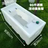 Caja para Peces Antiderrames, Cubo Sellado para Peces Vivos en Exteriores, Caja de Pesca Profesional Bien Sellada para Montaje en Coche para Transporte de Peces Vivos