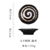 Bol de Sashimi estilo japonés transfronterizo Vajilla Comercial de Cerámica Creativo Bol de Verduras Tinta Salpicada Bol Salah Vintage Bol de Postre Bol para el Hogar