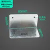 Protectores de Esquina de Madera Galvanizada, Protectores de Esquina de Hierro Fijo en Ángulo Recto para Cajas de Madera