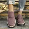 Mocasines de Suela Gruesa de Nuevo Estilo para Mujer de Verano Transfronterizos, Talla Grande, Comercio Exterior, Suela Suave, Antideslizantes, Estilo Británico, Zapatos Casuales Versátiles