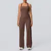 Ropa Deportiva para Correr, Fitness, Yoga al Aire Libre, Secado Rápido, Transpirable, Sexy, Espalda Cruzada, Pantalones Rectos de Cintura Alta, Conjunto Deportivo