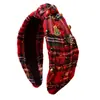 Diadema He Ming Moda Estilo Nuevo Pedrería Reno Árbol de Navidad Campanas Accesorios de Aleación Diadema de Borde Ancho Adorno de Cabeza Navideño Mujeres