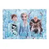 Tecido de Fundo Princesa do Gelo e da Neve Transfronteiriça Banner de Decoração para Festa de Aniversário Adereços para Fotos de Festa de Aniversário com Tema Gelo e Neve