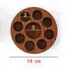 Expositor de Rack Essencial para Armazenamento de Óleos Essenciais Salão de Beleza Spa Rack de Armazenamento de Madeira para Perfumes Caixa de Armazenamento Simples Rack Organizador Doterra