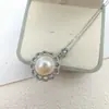 Set de Pendientes de Perla Natural Grande Edición de Año Nuevo Pendientes de 10-12 mm, Colgante, Anillo Estilo Simple y Versátil Regalo para Personas Mayores