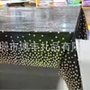 Mantel de plástico desechable PE, mantel para fiesta, Puntos dorados rosa negro, 15 años de experiencia en producción