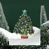 Broche de Campana de Navidad Papá Noel Aleación Pedrería Broche de Esmalte Hecho a Mano En Stock Venta al por Mayor Directamente del Fabricante