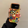 Adequado para Capa de Celular Xiaomi 17 Pro Temática de Animais Coloridos, À Prova de Choque com Cordão, Xiaomi 15 Design Estiloso, 14 Estilo de Nicho, 13