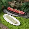Montaña Lento Pimiento Fresco Res Albahaca Res Caja Rectangular Recién Rebanado Plato Colgante Dragón Olla Caliente Sopa Ácida de Guizhou Plato Estilo Salvaje