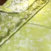 2024 Nuevo Satén Flor de Mariposa Dos Colores Grenel Patrón Oscuro Tejido Jacquard Vestido Chino Cheongsam Tela Hanfu