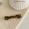 Pasador de Pelo con Lazo Estilo Coreano Pasador de Acetato Pinza de Resorte Trasera para Niña Pinza para Flequillo de Gama Alta Accesorios para el Cabello para Mujeres