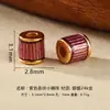 Joias Personalizadas Prata S925 Banhada a Ouro Esmalte Contas Cilindro Contas Espaçadoras Pulseira DIY Feita à Mão Colar Materiais para Joias Acessórios