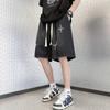 Pantalones cortos de mezclilla rotos para hombre, de verano, finos, de marca de moda, diseño de nicho, pantalones de cinco puntos con estilo americano, pantalones de calle alta