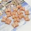 Perla de Imitación ABS Forma de Flor Mini Mariposa Cuentas Espaciadoras Hechas a Mano Cuentas DIY Pulsera Llavero Accesorios de Joyería Pegamento Cremoso