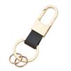 Llavero de Cuero Simple Personalizado Moda para Hombre Colgante de Cintura Llavero de Coche Almacenamiento en Casa Anti-pérdida Colgante con Hebilla en U