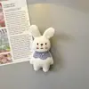 Ímã de Geladeira Coelho de Tecido Desenho Animado 3D Coelho Fofo Decoração Magnética Coelho Adorável Casa Adesivo Magnético Criativo