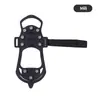456710 crampones dentados en stock, directo del fabricante, cubrezapatos de silicona antideslizantes para exteriores para escalada en nieve y montañismo, herramienta antideslizante