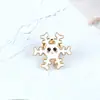 [Liquidação] Broches de Liga de Desenho Animado de Natal Atacado Papai Noel Árvore de Natal Boneco de Neve Emblemas de Metal