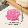 Patches de Tecido Bordados com Padrões de Rosa, Material com Glitter, Patches Bordados para Bolsas, Patches Decorativos de Tecido Termocolantes Sem Costura Atacado