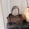 Bolso Tote Nuevo y Sencillo, Bolso Cruzado Portátil Versátil de Alta Gama, Bolsa de Compras, Bolso de Axila Casual y Personalizado para el Viaje Diario al Trabajo