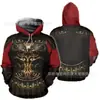 Comercio Exterior Popular Espíritu Samurai Japonés Sudadera con Capucha Estampado Digital 3D Ropa de Cosplay Periféricos Venta Directa de Fábrica