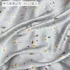 Tela Satinada Elástica de Seda de Morera Estampado Floral Tela Cero Tela para Vestido Cheongsam