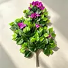 Bougainvillea Artificial Roxa Buquê de Flores Artificiais Ornamento Decorativo para Pousada, Hotel, Casamento, Arranjo Floral de Plantas, Decoração de Cena