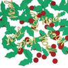 Confeti de Mesa de Navidad Alce Copo de Nieve Estrella de Cinco Puntas Lentejuelas para Lanzar Suministros para Fiesta de Navidad Regalo Accesorios DIY