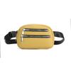 Bolso de Pecho para Mujer 2024 Nuevo Vintage Doble Cremallera Riñonera Calle Bolso Cruzado Moda para Hombre Bolso Cruzado para Mujer