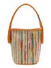 Bolso de hombro tipo cubo para mujer, de un solo color, estilo casual, combinable, para primavera y verano 2025.