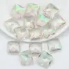 Nuevos Productos en Stock 16 # Colgante de Cristal de Vidrio de Ángulo Recto Cuadrado Pulsera DIY Collar de Incienso Accesorios de Joyería Cuentas Sueltas Venta al por Mayor