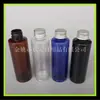 Botella Plana Transparente de Hombro con Tapa de Aluminio de 100ml Botella Pequeña para Medicina de Pesca Botella de Loción Botella de Champú Botella de Rocío Puro de 100ml