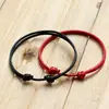 Pulseiras Populares Europeias e Americanas de Fio de Cera Transfronteiriças, Tamanho Ajustável, Mesmo Estilo para Homens e Mulheres, Pulseiras Feitas à Mão, Prontas para Entrega