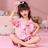 Sudeste Asiático 2026 pijama infantil verão manga curta algodão nuvem cardigã estilo princesa conjunto fofo de roupa de casa de verão