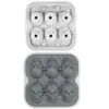 Nuevo molde de hielo de calavera 4 piezas Molde para cubitos de hielo calavera grande bandeja de hielo de silicona calavera caja de hielo para whisky Uso comercial