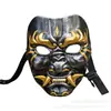 Máscara Hannya Branca Halloween Horror Cabeça de Fantasma Cosplay Adereço Estilo Japonês Presas Máscara de Fantasma Item de Performance Venda Quente