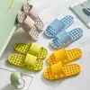 Pantuflas de Masaje Perforadas Antideslizantes para Hombre, para el Hogar, Hotel y Parejas, Adecuadas para Usar en el Baño