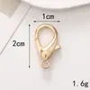 Hebilla Anillo Minimalista de Aleación de Zinc Ins Hebilla Boca de Pez Accesorios para Llaves, Accesorios Versátiles de Múltiples Especificaciones para Decoración DIY de Bolsos